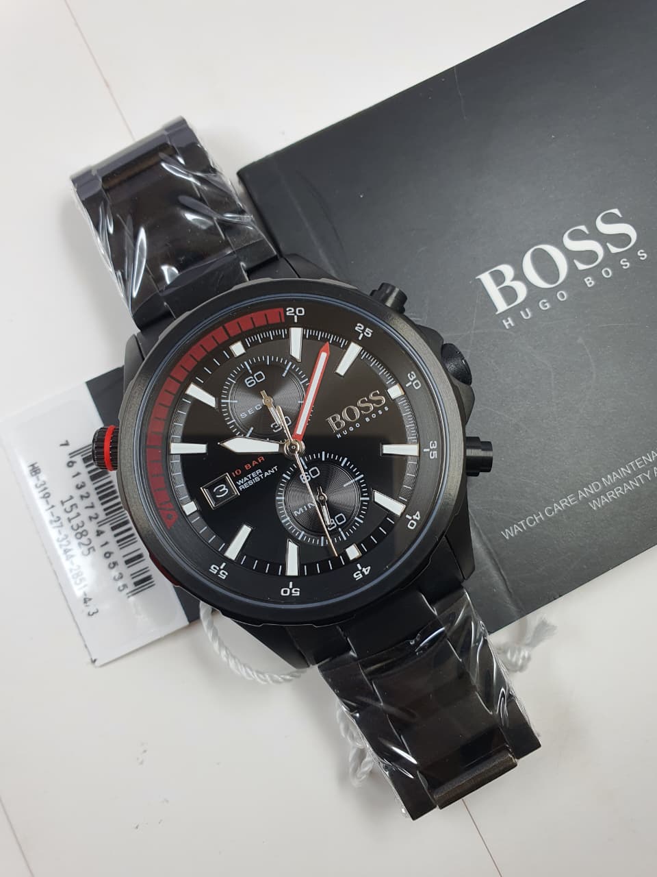Hugo Boss Volane Chronograph Black Dial Men's Watch - 1513825
