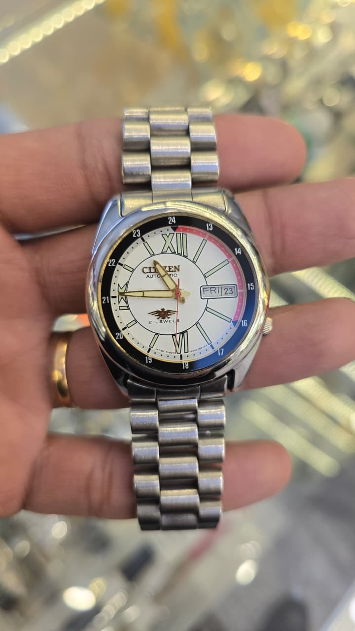 Citizen Automatic 21jewels white Dial
