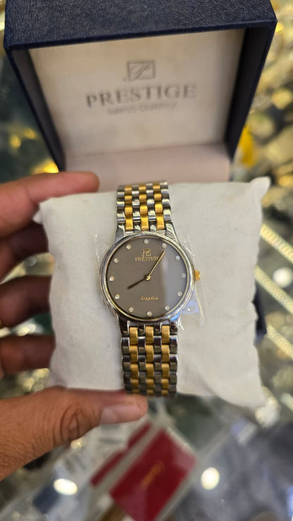 Prestige Swiss Quartz Two Tone Box
