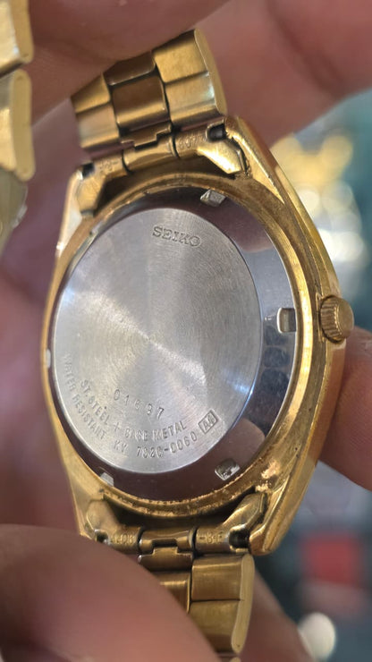 Seiko5 Automatic 7s26 movement Gold case